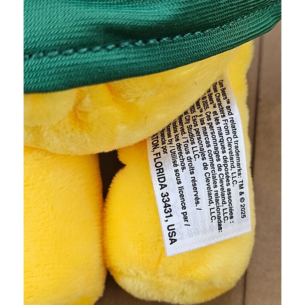 Wicked x Care Bears Funshine‎ Bear as Boq Plush Yellow Green Jacket 2025 New